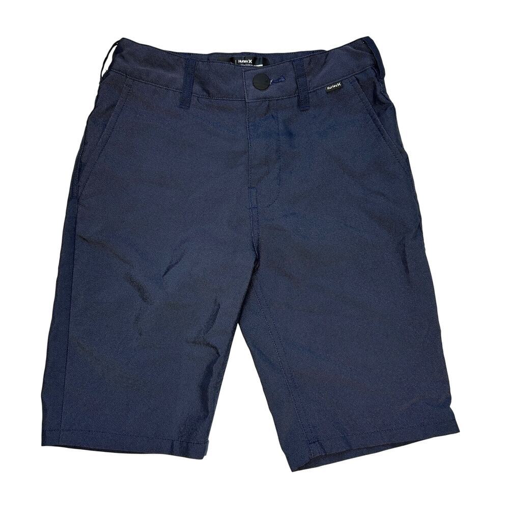 Hurley Nike Dri-Fit Boys Chino Shorts - Navy Blue - Size 10Y
